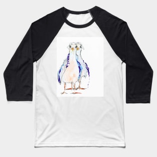 Gull and Able at the beach. Baseball T-Shirt